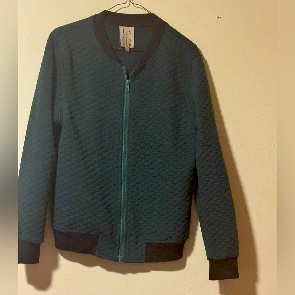 Zip up jacket .